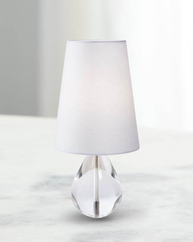 Claridge Teardrop Crystal Table Lamp - 20"